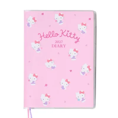ハローキティ ウィークリー手帳2027 B6 ケイダイアリー27 10月始まり スケジュール帳 令和9年手帖 Sanrio サンリオ