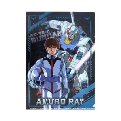 機動戦士ガンダム グッズ クリアフォルダー アニメキャラクター A4シングルメタリックファイル 爆買