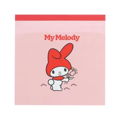 サンリオキャラクターズ メモ帳 スクエアメモ レトロ マイメロディ Sanrio サンスター文具