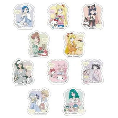 美少女戦士セーラームーンxサンリオキャラクターズ キャラクター クリップ アクリルクリップコレクション 全10種 サンリオ 爆買