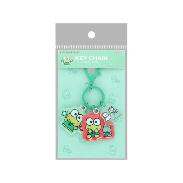 サンリオキャラクターズ キーリング 3連キーホルダー レトロ けろけろけろっぴ Sanrio サンスター文具