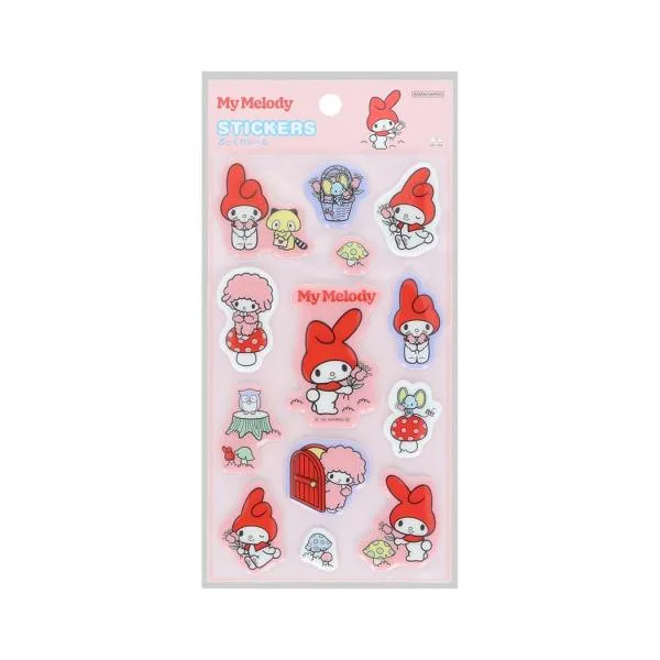 サンリオキャラクターズ シールシート ぷっくりシール レトロ マイメロディ Sanrio サンスター文具