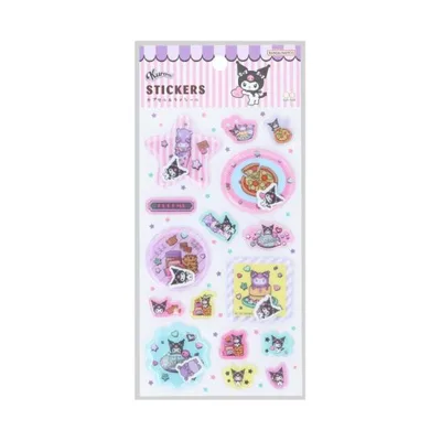 サンリオキャラクター シールシート カプセル&ラメシール クロミ Sanrio サンスター文具