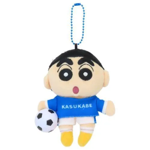クレヨンしんちゃん ボールチェーン付き部活マスコット マスコット アニメキャラクター サッカー部 爆買
