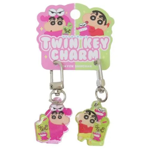 クレヨンしんちゃん アニメキャラクター キーチャーム ツインキーチャーム チョコビしんちゃん 爆買