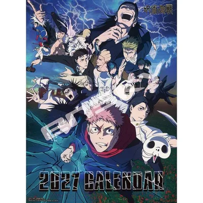TVアニメ「呪術廻戦」 2027 Calendar 壁掛けカレンダー2027年 令和9年暦 少年ジャンプ トライエックス
