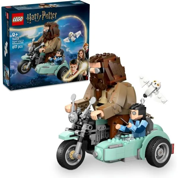 レゴ(LEGO) ハリー・ポッター ハグリッド&ハリーの空飛ぶオートバイライド 76443 おもちゃ 女の子 男の子