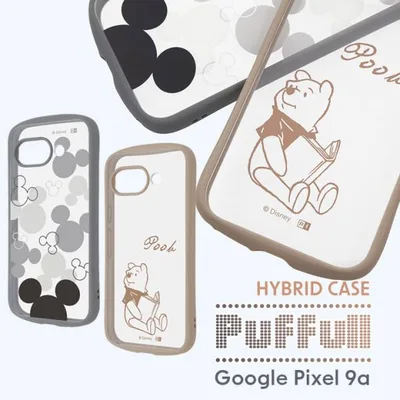 Google Pixel9a ケース かわいい ディズニー グーグルピクセル9a 耐衝撃 おしゃれ スマホケース ミッキーマウス くまのプーさん クリア 透ける カバー 衝撃吸収