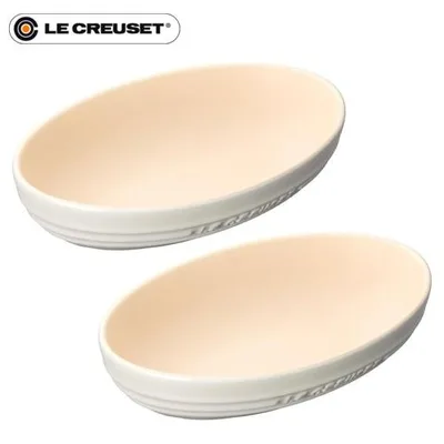 ル・クルーゼ Le Creuset オーバル ボール 2個セット ホワイトラスター 910347-23 皿 カレー皿 パスタ皿 食器セット おしゃれ☆★