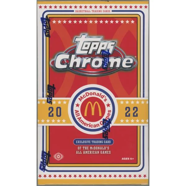 未開封ボックス 2022 Topps Chrome McDonald's All American Games Hobby Box