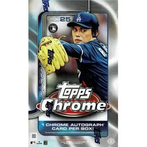 未開封ボックス 2025 Topps Chrome MLB Hobby Box