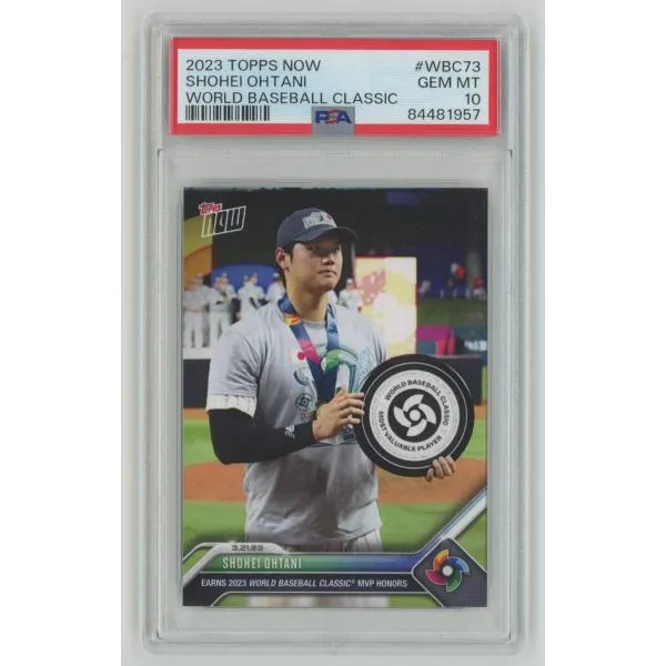 【PSA10 GEM MINT】大谷翔平 2023 Topps Now World Baseball Classic WBC 侍ジャパン 日本代表 2023年3月21日 #WBC73