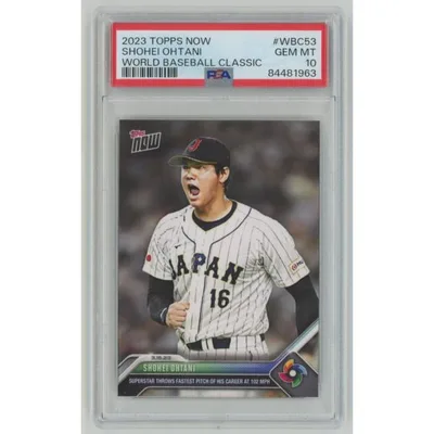 【PSA10 GEM MINT】大谷翔平 2023 Topps Now World Baseball Classic WBC 侍ジャパン 日本代表 2023年3月16日 #WBC53