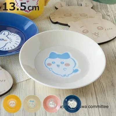 プレート 13.5プレート ちいかわ ( 13.5cm 磁器 食洗機対応 電子レンジ対応 日本製 取り皿 皿 食器 )