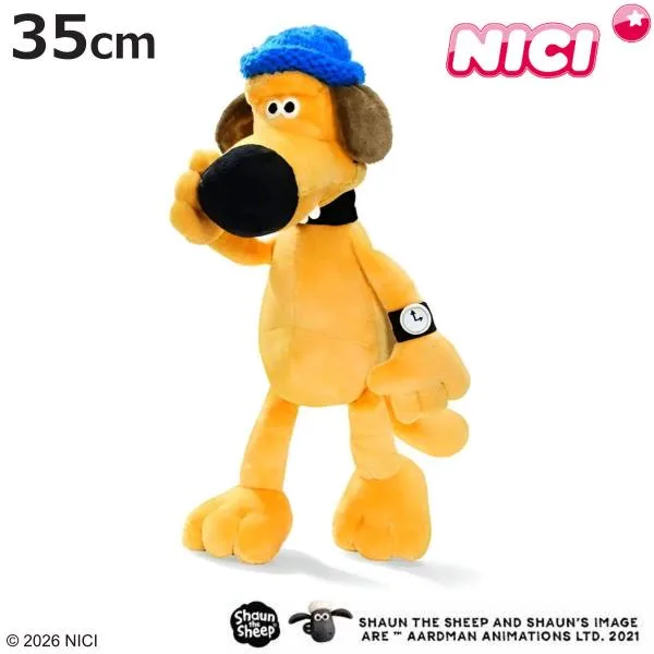 NICI ビッツァー 35cm ぬいぐるみ ひつじのショーン 犬 ( ニキ ヌイグルミ ふわふわ アニマル グッズ かわいい キャラクター )