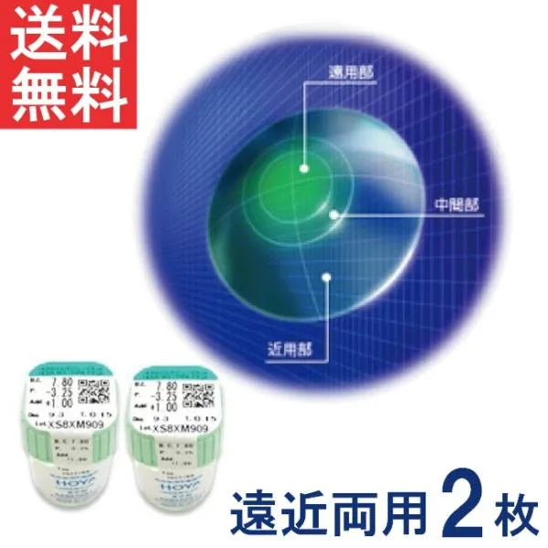 HOYA マルチビューEX ライト (L) ×2枚 国内正規品 コンタクト ハード 遠近両用 ホーヤ