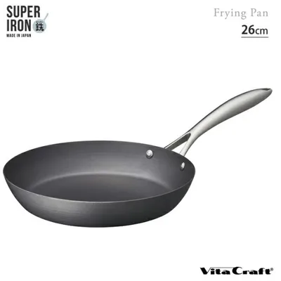 ビタクラフト スーパー鉄 フライパン 26cm NO.2002 IH対応 Vita Craft 鉄フライパン 窒化鉄 お手入れ簡単