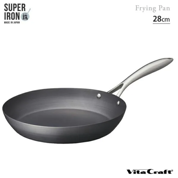 ビタクラフト スーパー鉄 フライパン 28cm NO.2003 IH対応 Vita Craft 鉄フライパン 窒化鉄 お手入れ簡単