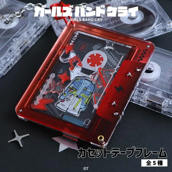 ガールズバンドクライ カセットテープフレーム アニメ グッズ かわいい