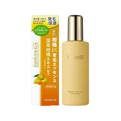 YANAGIYA Medicinal Citrus EX Hair Growth Essence (ตัวแทนการเจริญเติบโตของเส้นผมหนังศีรษะ) ยากึ่งยา 180ml YANAGIYA
