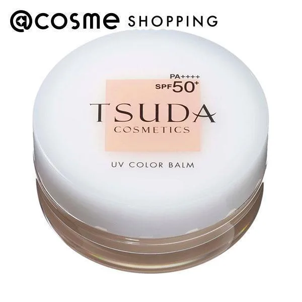 TSUDA COSMETICS UVカラーバーム(本体/無香料 ナチュラルピンク) 18g3 _23nov