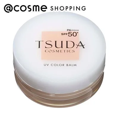 TSUDA COSMETICS UVカラーバーム(本体/無香料 ナチュラルピンク) 18g3 _23nov