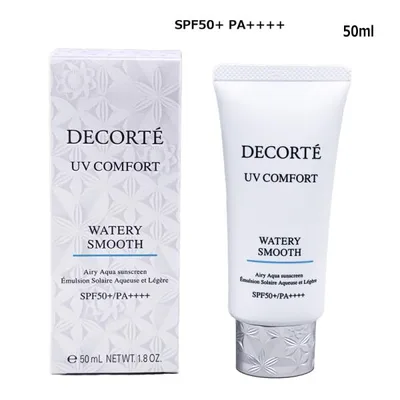 コスメデコルテ UV コンフォート ウォータリースムース SPF50+ PA++++ 50ml 日焼け止め UVケア うるおい ツヤ肌 宅配便