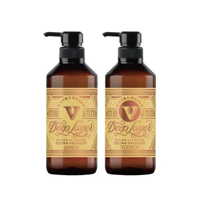 ディープレイヤー シャンプー ExV 500ml & トリートメント ExV 470g ボトルセット