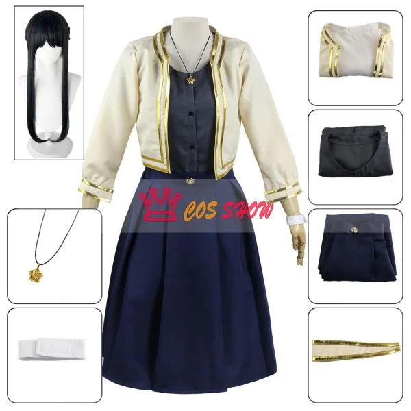 SPY FAMILY スパイファミリー ヨル・フォージャー いばら姫 日常服 コスプレ衣装 cosplay ウィッグ 追加可能 イベント クリスマス ハロウィン ステージ 文化祭
