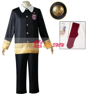 SPY FAMILY スパイファミリー ダミアン・デズモンド コスプレ衣装 子供用 cosplay 靴下付き 日常服 イベント クリスマス ハロウィン ステージ 文化祭