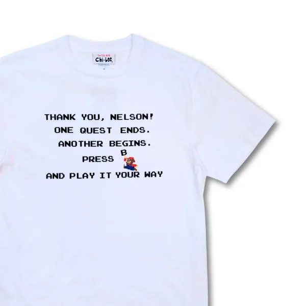CHI-BEE チービー TV Game Tシャツ (white) レトロゲーム 半袖T ユニセックス