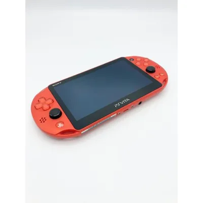 中古 PlayStation Vita Wi-Fiモデル メタリック・レッド (PCH-2000ZA26) SONY ソニー プレイステーション ヴィータ ビータ 携帯ゲーム機 ゲーム機 レトロ