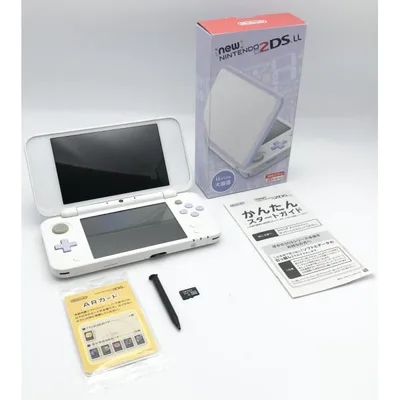 【中古 動作確認済】 Newニンテンドー2DS LL ホワイト×ラベンダー Nintendo 任天堂 ゲーム ゲーム機 レトロ 携帯ゲーム機