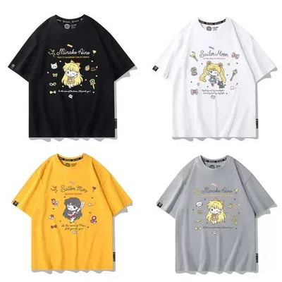 美少女戦士セーラームーン 子供服大人服 半袖Tシャツ 男の子 女の子 子ども服 小学生 誕生日用品 家族服ー 感謝祭の日 子供へのギフト スマスギフトトップス