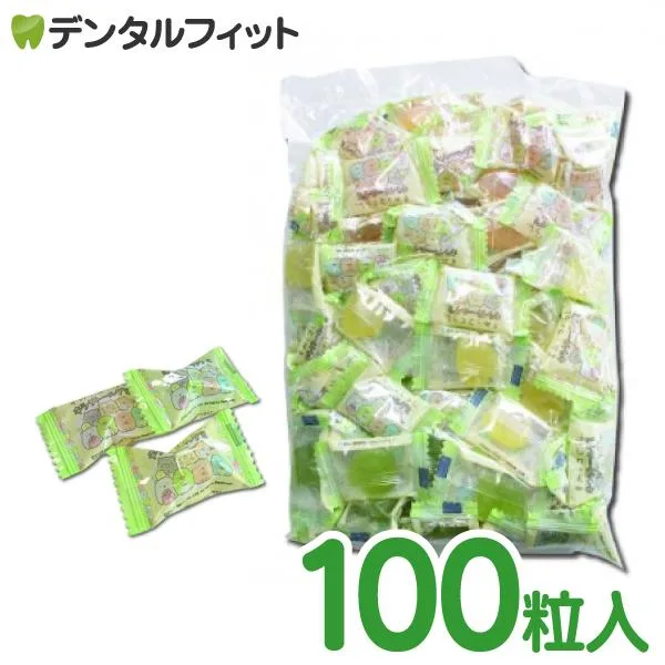 すみっコぐらし キシリトールグミ お徳用 1袋(約100粒) 3味アソート(メロンソーダ、パイン、マンゴー)