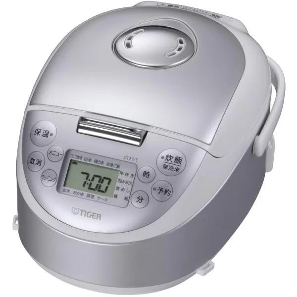 JPF-G055-WL TIGER タイガー 炊きたて IHジャー炊飯器 3合炊き スチールホワイト