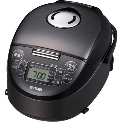IHジャー炊飯器 3合炊き タイガー 炊きたて JPF-G055-KL スチールブラック TIGER