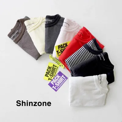 SHINZONE(シンゾーン) カラー別注 パックTシャツ 20SMSCU66 / レディース トップス 半袖 クルーネック 2枚組 セット 日本製