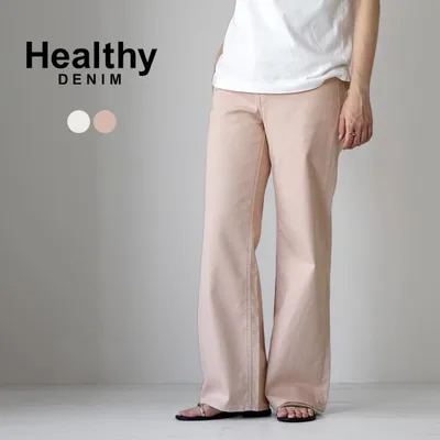 HEALTHY DENIM(ヘルシーデニム) Quiche ルーズフレア キッシュ デニムパンツ / レディース ジーンズ