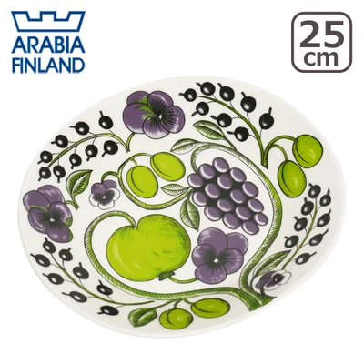 【並行輸入品】アラビア パラティッシ パープル オーバルプレート 25cm Arabia Paratiisi Purple 食器 皿