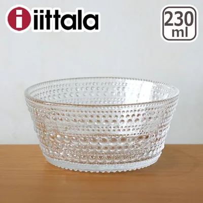 【並行輸入品】イッタラ カステヘルミ ボウル 230ml クリア iittala 食器 ガラス製