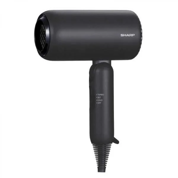 【在庫有・即納】シャープ ヘアドライヤー IB-P300-B ブラック ディンプルフロー 速乾 ドライヤー マイナスイオン SHARP