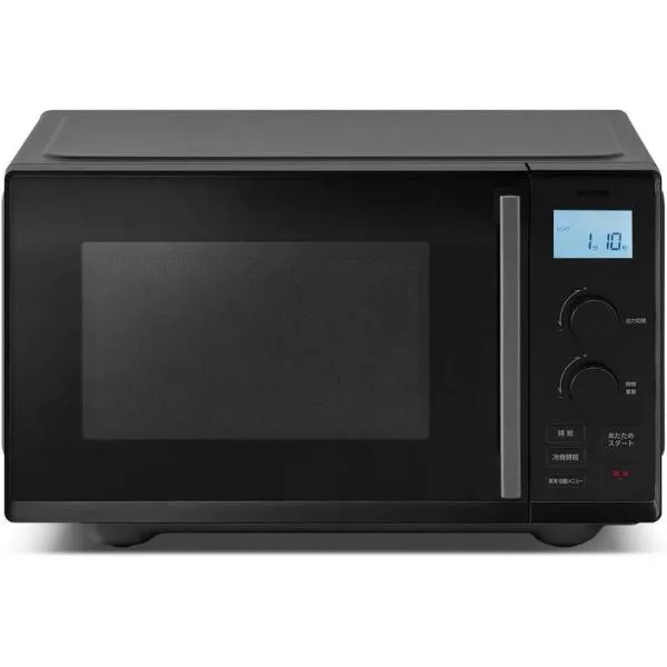 【在庫有・即納】アイリスオーヤマ 電子レンジ 22L 時短機能 フラットテーブル 50Hz/60Hz 時短ブースト 冷食ブースト タイパレンジ 22L IMB-FD2204-B ブラック