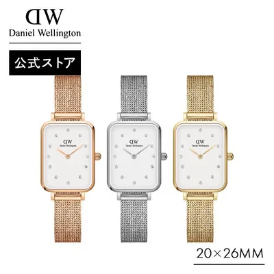 レディース 腕時計 スクエア ダニエルウェリントン DW 公式店 クリスタル 高級 時計 プレゼント 誕生日 ホワイトデー 女性 男性 母の日