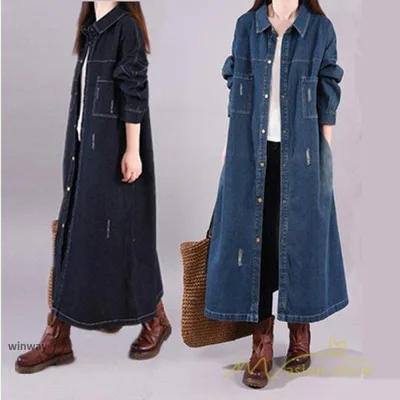 デニムワンピース シャツワンピース ジーンズ ロング丈 ワンピース レディース デニムシャツ 秋服 カーディガン ジーンズ 20代30代40代50代 着痩せ トレンド