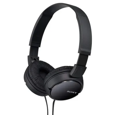 ソニー SONY ヘッドホン MDR-ZX110 : 密閉型 折りたたみ式 ブラック MDR-ZX110 B