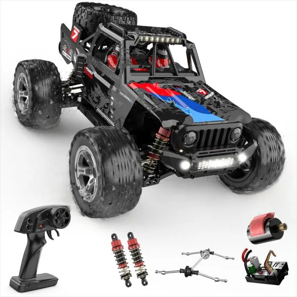 DEERC ラジコン オフロード ラジコンカー 大人向け 高速 早いラジコンカー 車 rc car リモコンカー 時速55km/h 大型 子供 誕生日 プレゼント 贈り物 ギフト