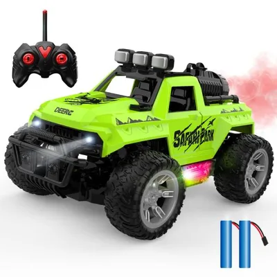 DEERC ラジコンカー 子供向け ラジコン 車 おもちゃ リモコンカー RCカー rc car ワイヤレスリモコン 全地形 電動 オフロード 2.4Ghz こども プレゼント