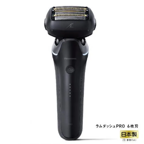 パナソニック Panasonic メンズシェーバー LAMDASH 6枚刃 ポーチ付 クラフトブラック ES-L650D-K〈ESL650D-K〉