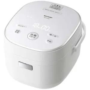 SHARP シャープ マイコン炊飯器 3合 ホワイト KS-CF05E-W